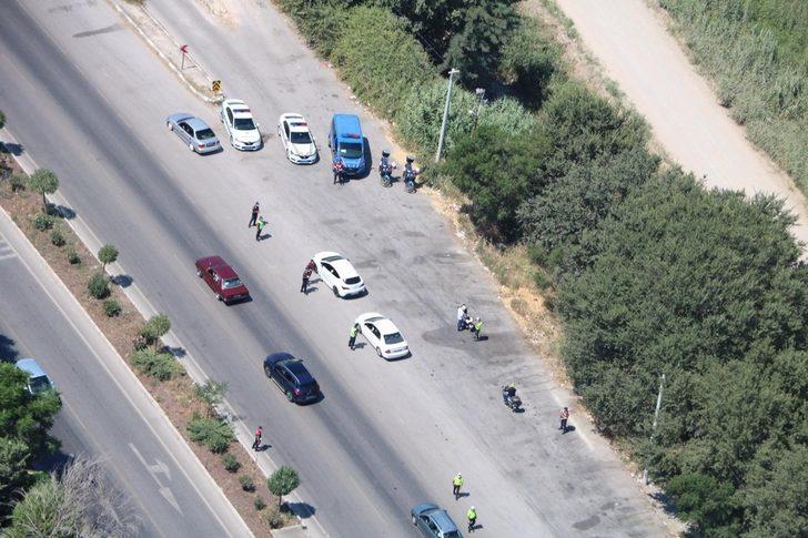 Trafik ihlalleri havadan tespit edildi G3