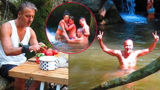 Barış Falay ve ailesinin Kaz Dağları keyfi