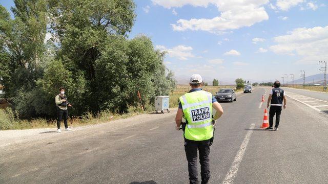 Kaymakam Solak trafik denetimi yaptı