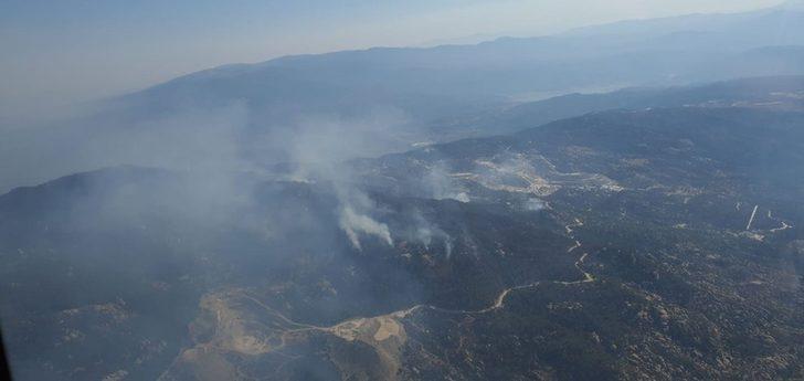 Aydın’da başlayarak Muğla’ya ulaşan orman yangını kontrol altına alındı G4
