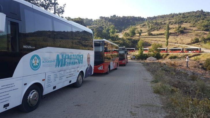 Manisa Büyükşehir Belediyesi yangın bölgesi için seferber oldu G1