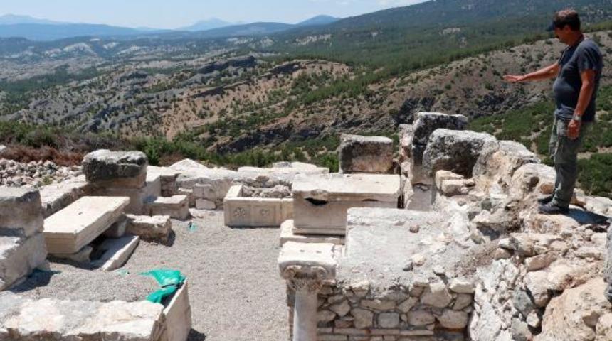 Kibyra Antik Kenti'nde bazilikal planlı kilise kalıntısı bulundu