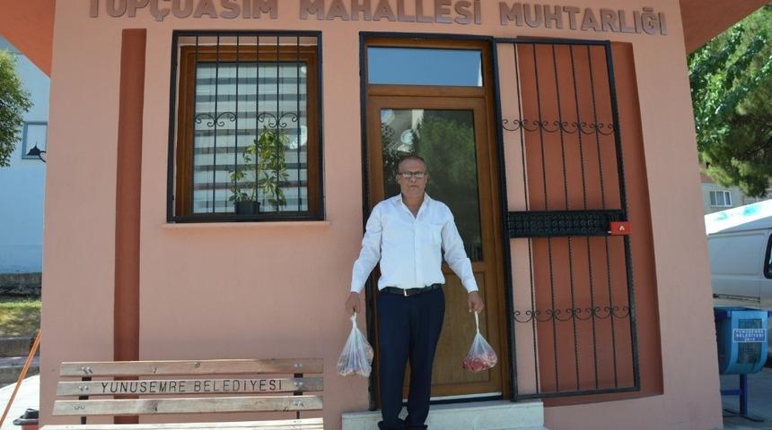 Manisalı muhtardan örnek davranış