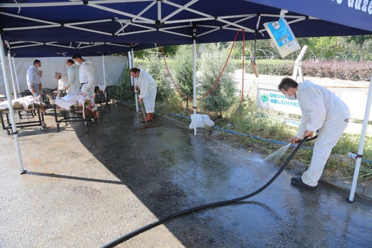 Odunpazarı &uuml;cretsiz kurban kesim yeri tam not aldı