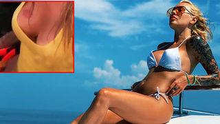 Rizespor oyuncusu Mykola Moroziuk'un eşi Irina Moroziuk'un paylaşımı beğeni topladı