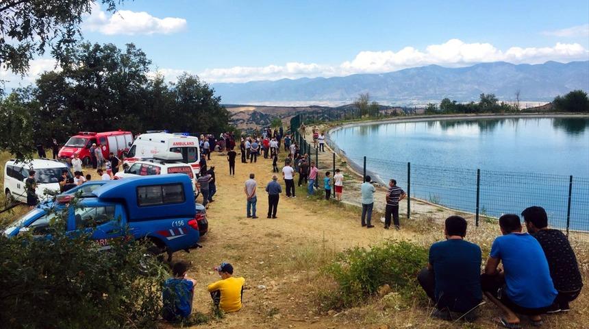 Tokat'ta sulama g&ouml;letine giren 2 &ccedil;ocuk boğuldu