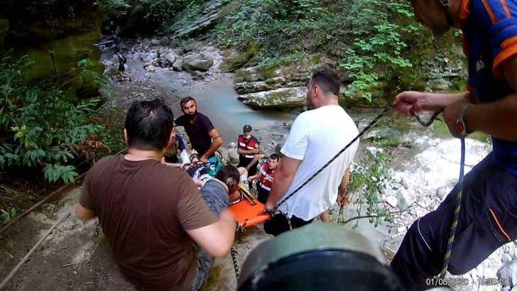 Kanyondaki doğa gezisinde kazayla bitti G1