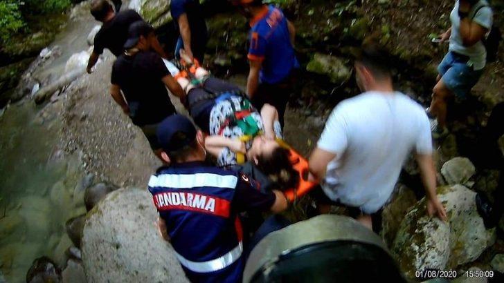 Kanyondaki doğa gezisinde kazayla bitti G4