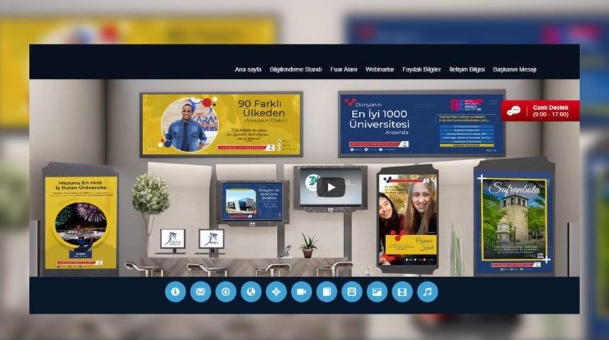 Adaylar KBÜ’yü ‘Üniversiteni Keşfet YÖK Sanal Fuarı’ ile keşfedecek