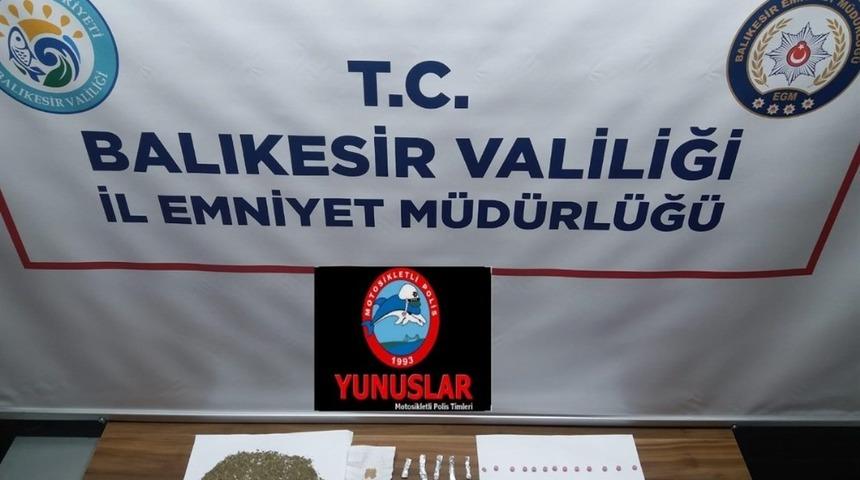 Balıkesir’de uyuşturucu operasyonunda 1 kişi tutuklandı