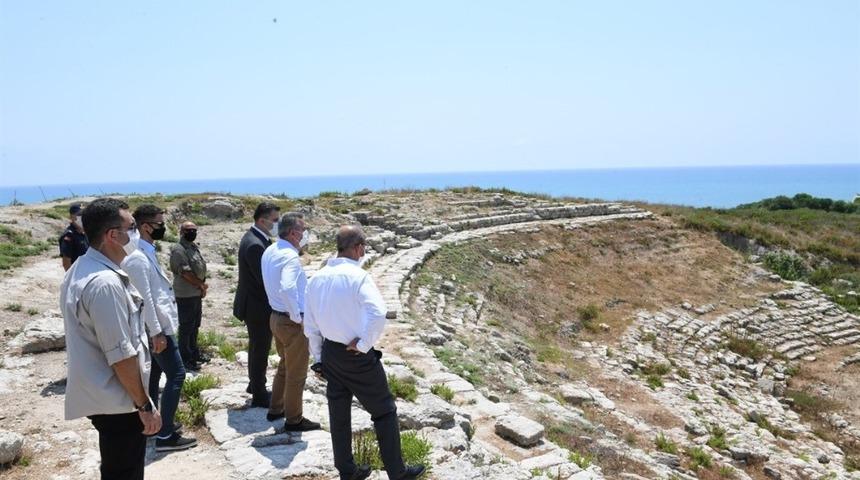 Vali Elban: "Magarsus Antik Kenti&rsquo;nin tarihsel zenginliği insanlığa kazandırılacak"