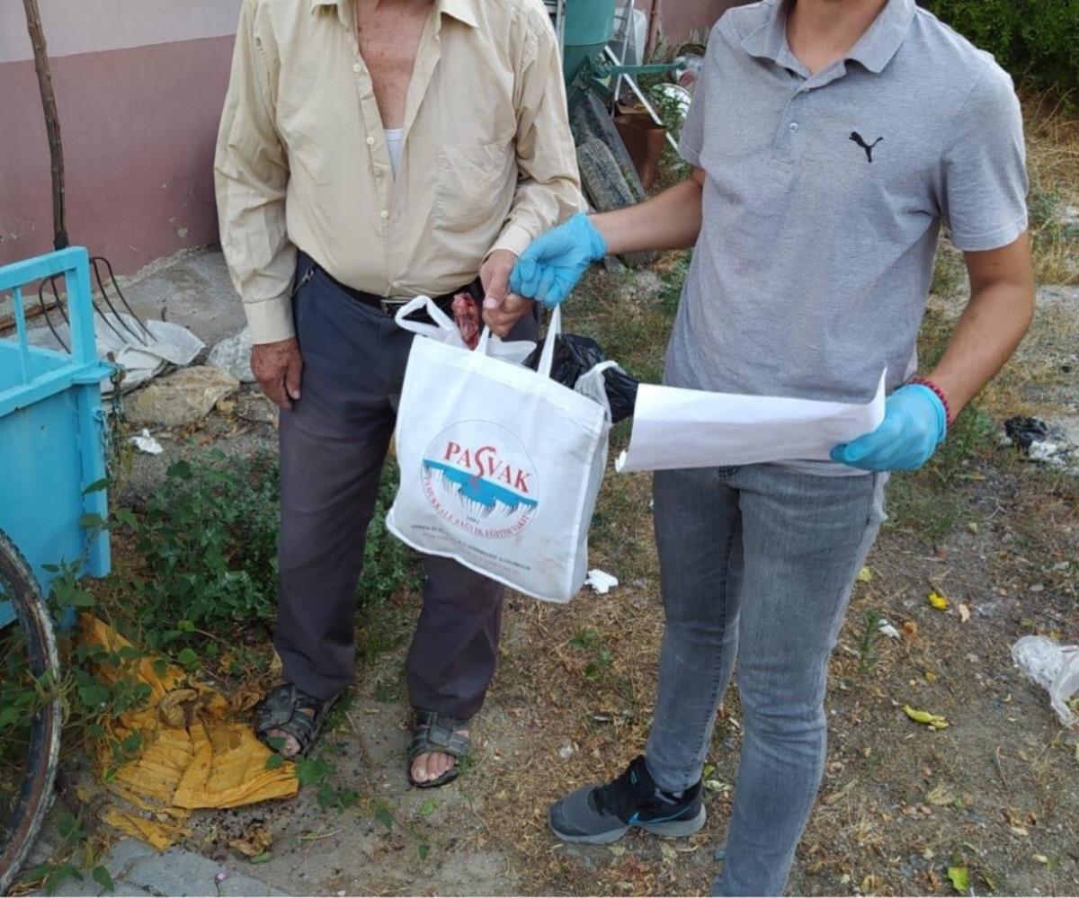 Pamukkale ve Merkezefendi Kaymakamlığı PASVAK işbirliği ile 700 aileye yardım ulaştırdı