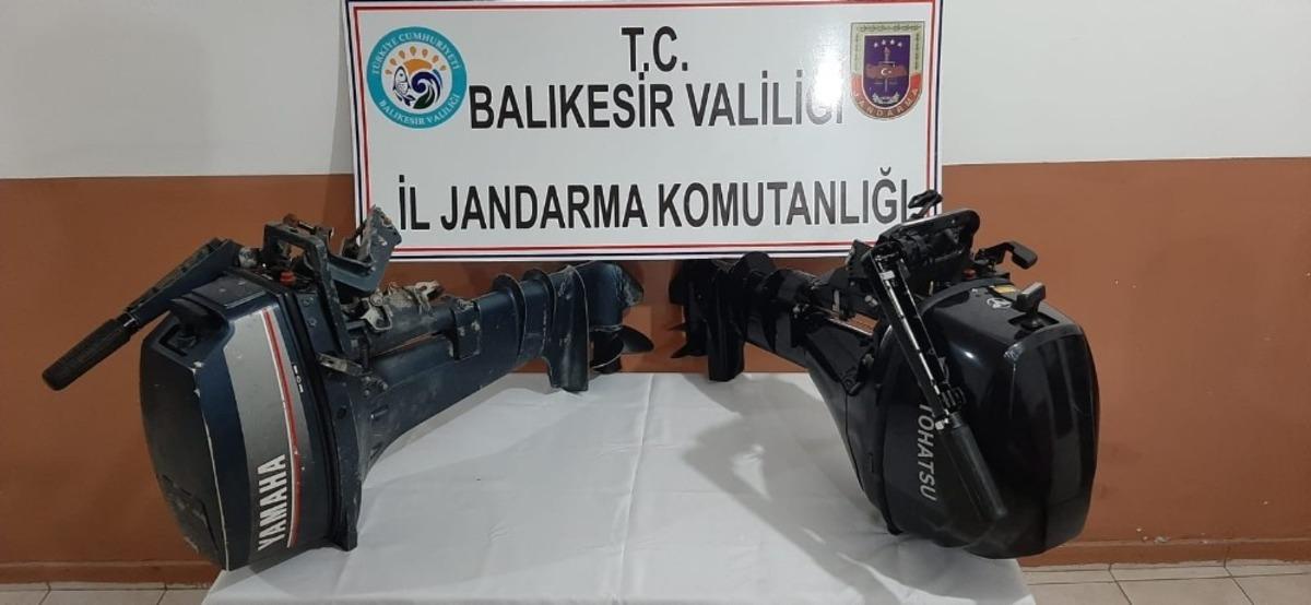 Deniz motorlarına dadanan hırsızlar yakalandı