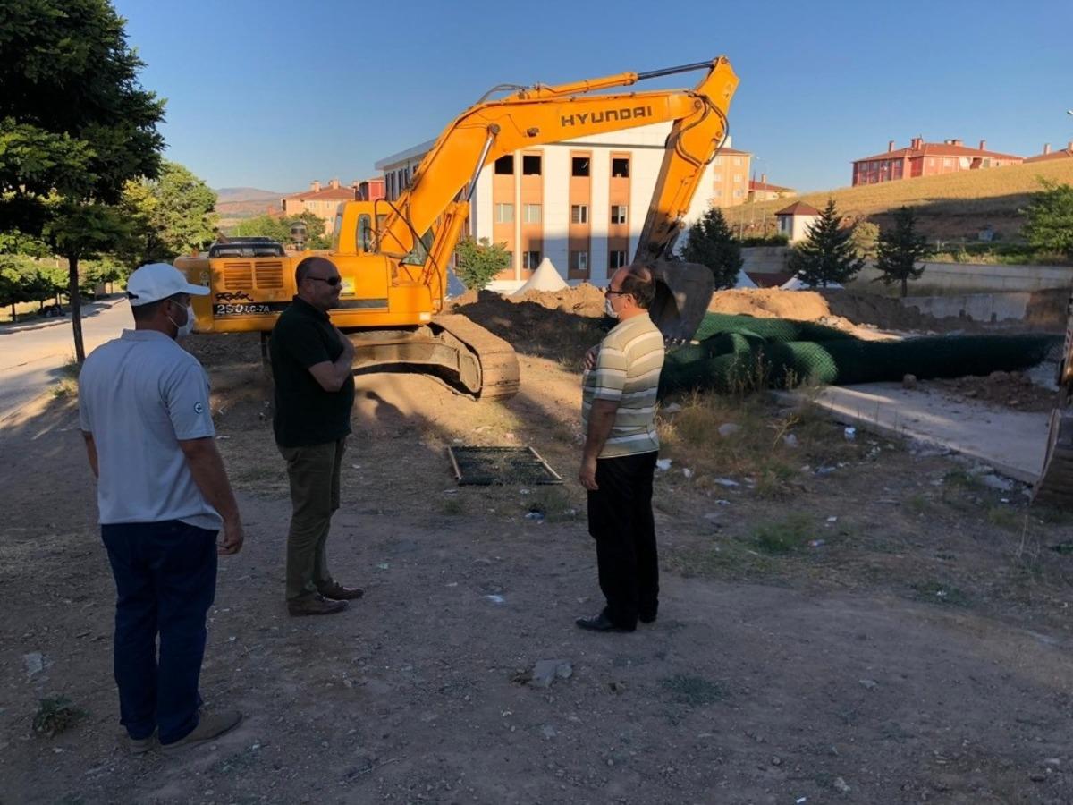 Bahşılı&rsquo;da cami inşaatı başladı