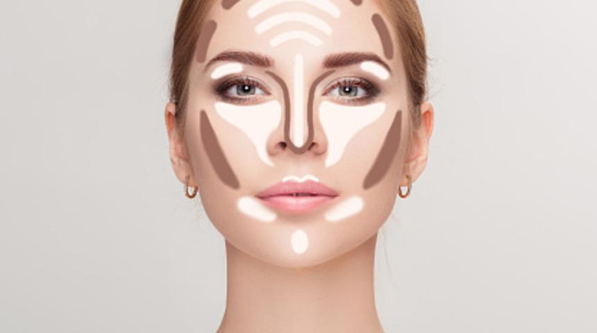 Siz de herkes gibi yanlış yapıyor olabilirsiniz! Makyajda en doğru kont&uuml;r uygulaması i&ccedil;in...