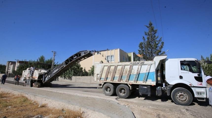 Siteler Mahallesinde freze &ccedil;alışması