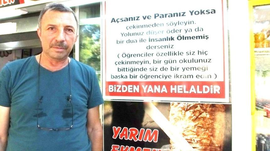 Burhaniye&rsquo;de hayırsever işletmeciye destek yağdı