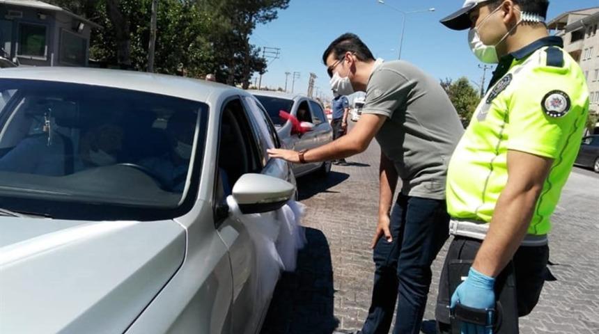 Kaymakam K&ouml;ksal, kontrol noktalarını denetledi