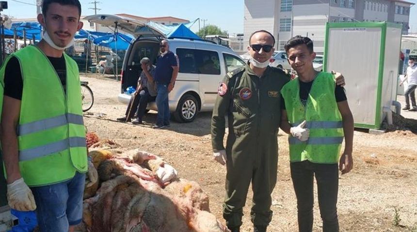 THK L&uuml;leburgaz Şubesi, Kurban bayramında deri topladı