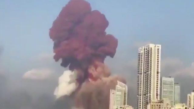Beyrut'taki patlamayla ilgili skandal sözler: Muhteşem bir havai fişek gösterisi seyrettik
