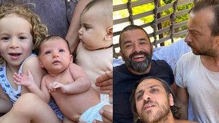 Bülent Şakrak, Erkan Kolçak Köstendil ve Ali Atay çocuklarıyla aynı pozu verdi!