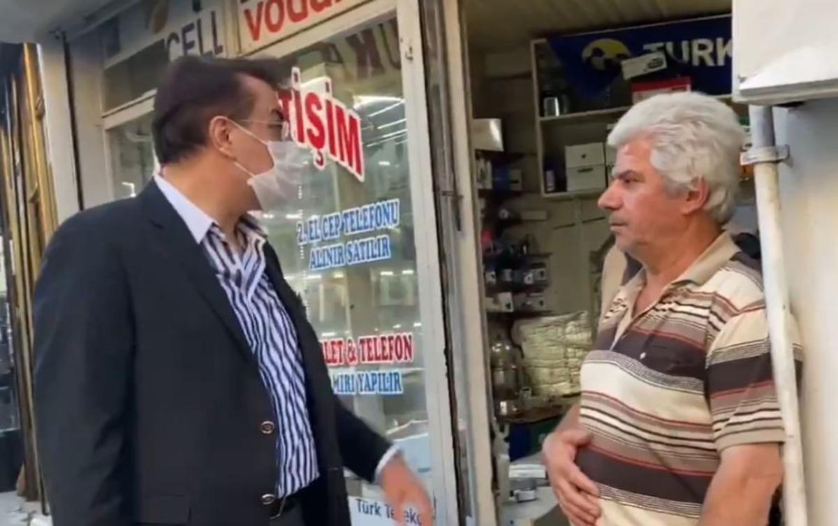 Aydemir esnafın nabzını tuttu