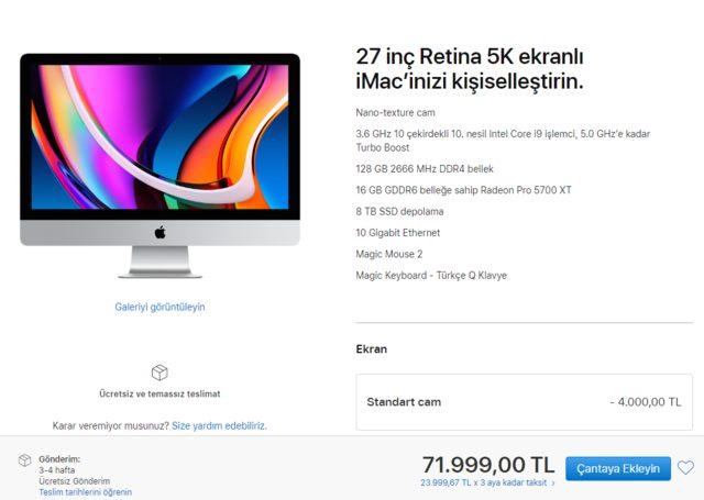 27 inçlik iMac