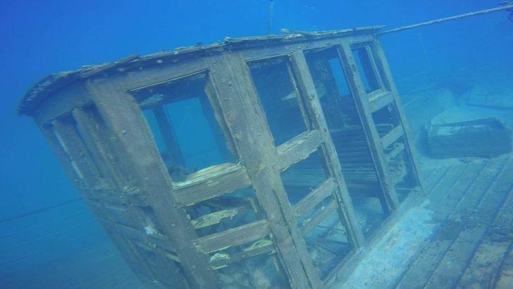 İlk kez görüntülendi! İşte Van Gölü'ndeki batık Rus şilebi G1