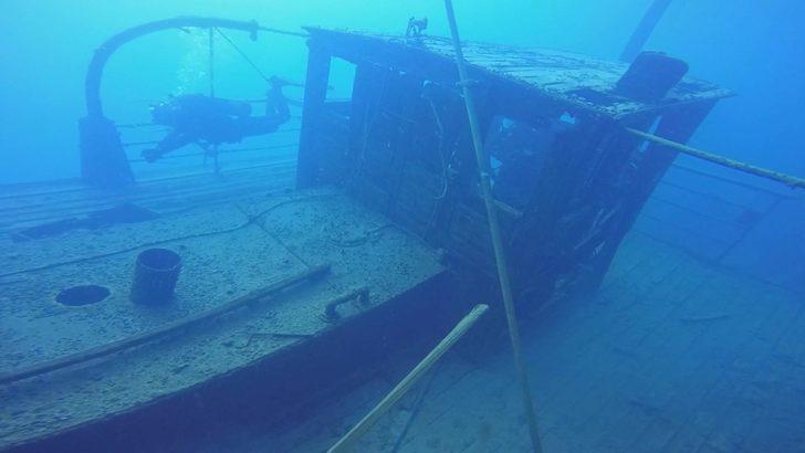 İlk kez görüntülendi! İşte Van Gölü'ndeki batık Rus şilebi G5