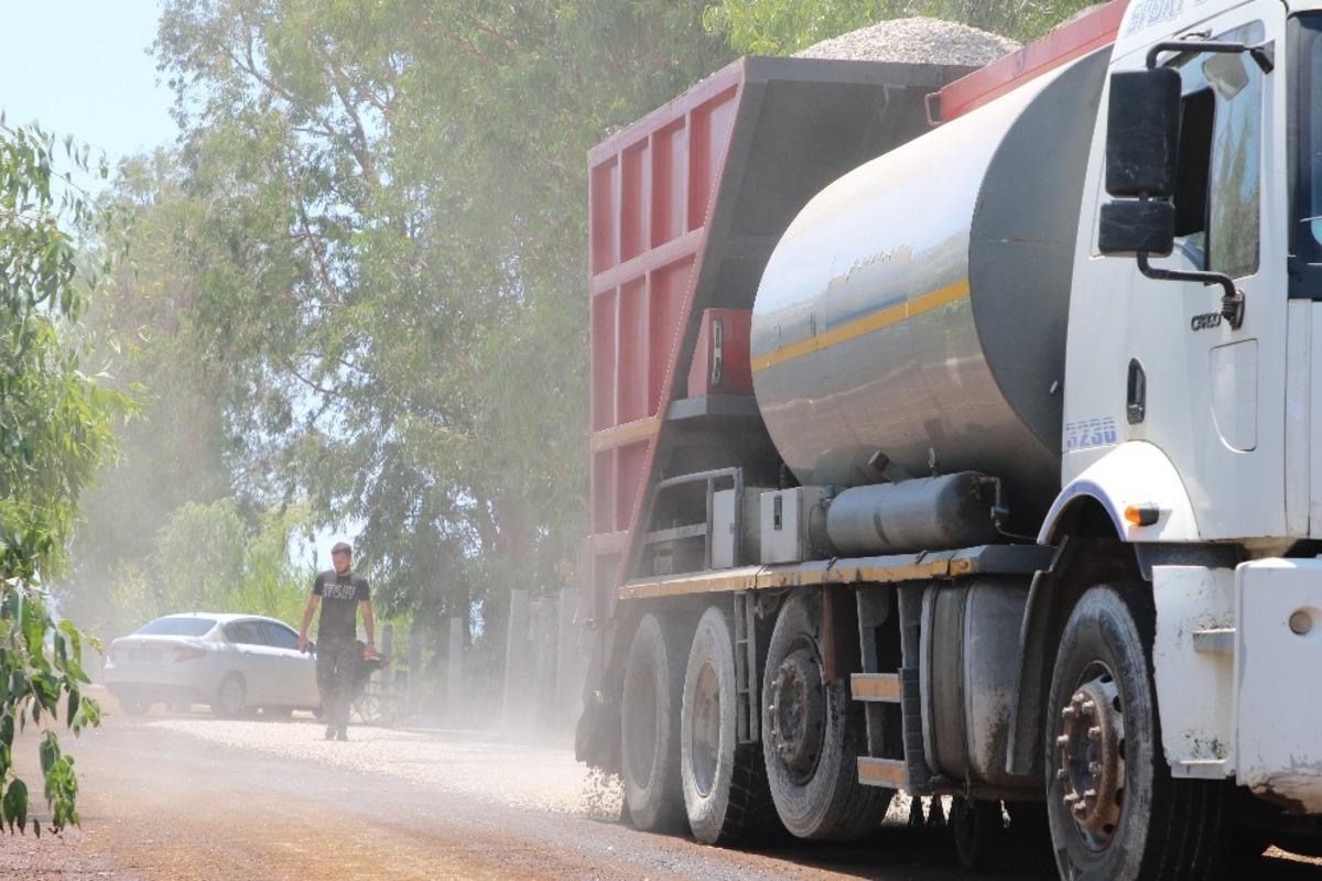 Kaş&rsquo;ta 11 km&rsquo;lik yolda asfalt &ccedil;alışması