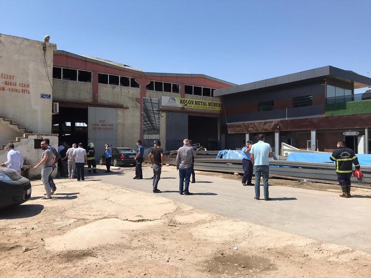 G&Uuml;NCELLEME - Gaziantep'te demir at&ouml;lyesinde patlama