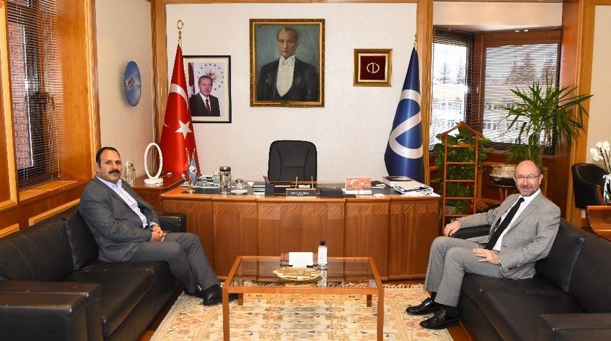 Eskişehir Cumhuriyet Başsavcısı Murat İrcal, Rekt&ouml;r Erdal&rsquo;ı ziyaret etti