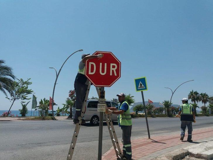 Alanya’da trafik çalışmaları devam ediyor G1