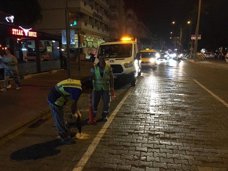 Alanya’da trafik çalışmaları devam ediyor G2