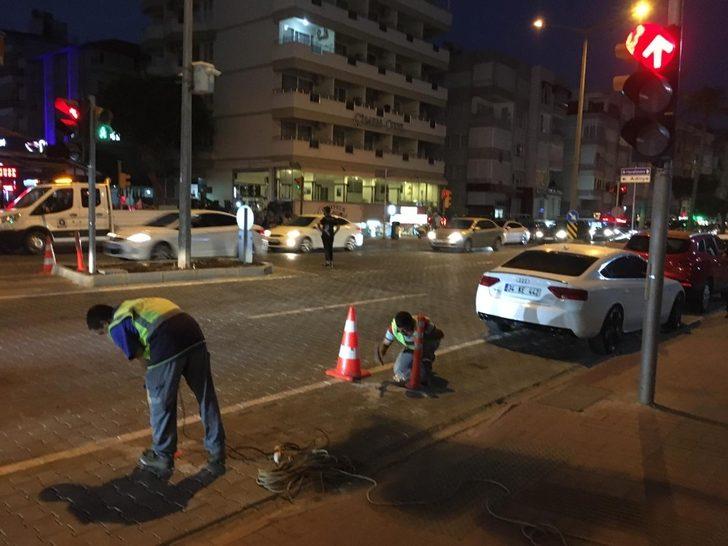 Alanya’da trafik çalışmaları devam ediyor G4