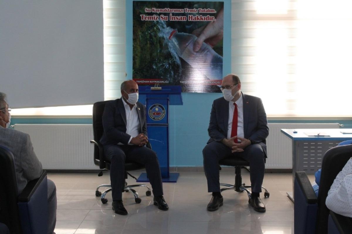 Başkan T&uuml;rkyılmaz&rsquo;dan Kaymakam Uzunoğlu&rsquo;na hayırlı olsun ziyareti