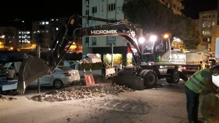 Zafer Meydanı’nda asfaltlama çalışmaları başladı G1