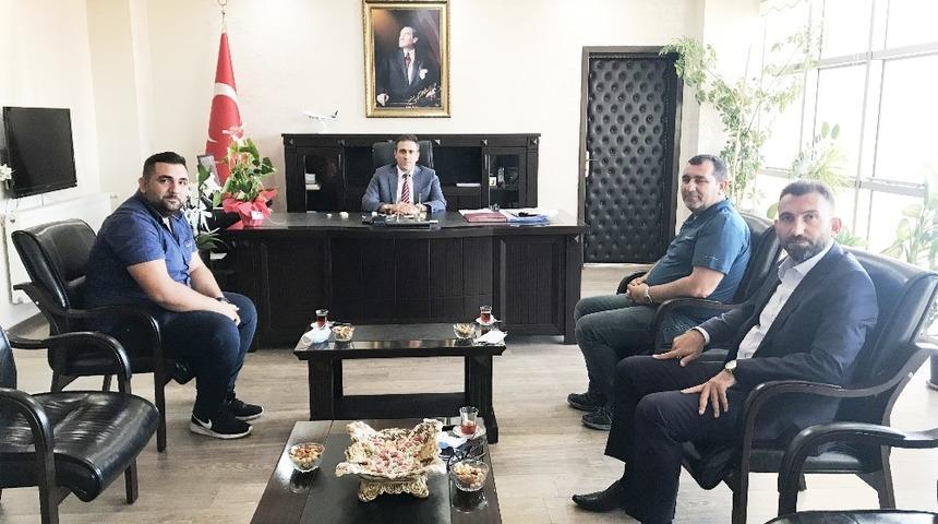 Burhaniye&rsquo;de Kaymakam Memiş&rsquo;e akademisyen ziyareti