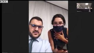 BBC muhabiri Beyrut'taki patlamaya canlı yayında yakalandı