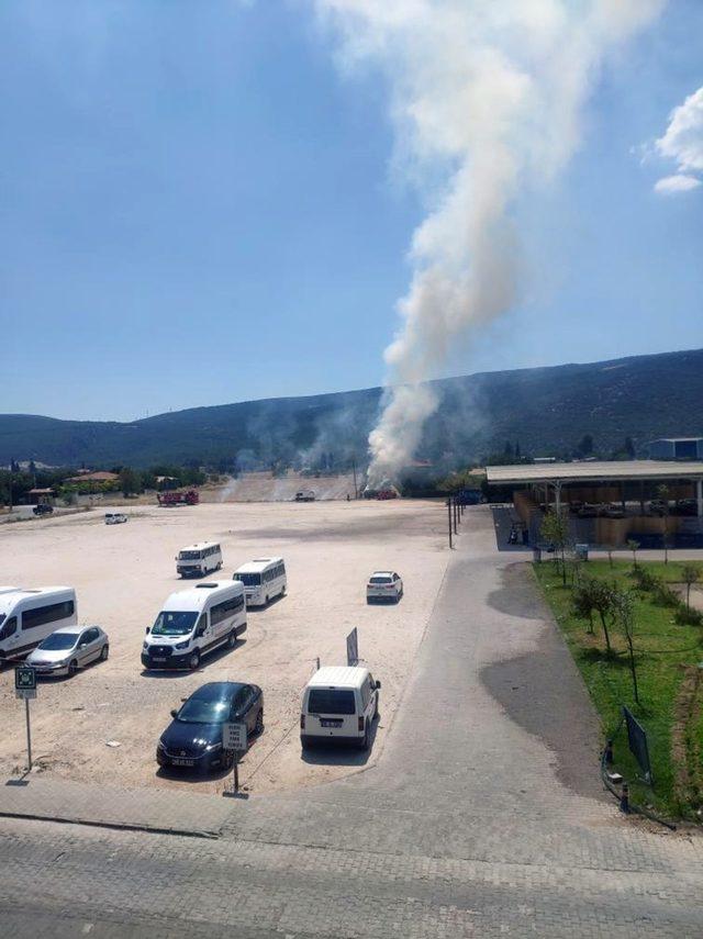 Ot yangını büyümeden söndürüldü