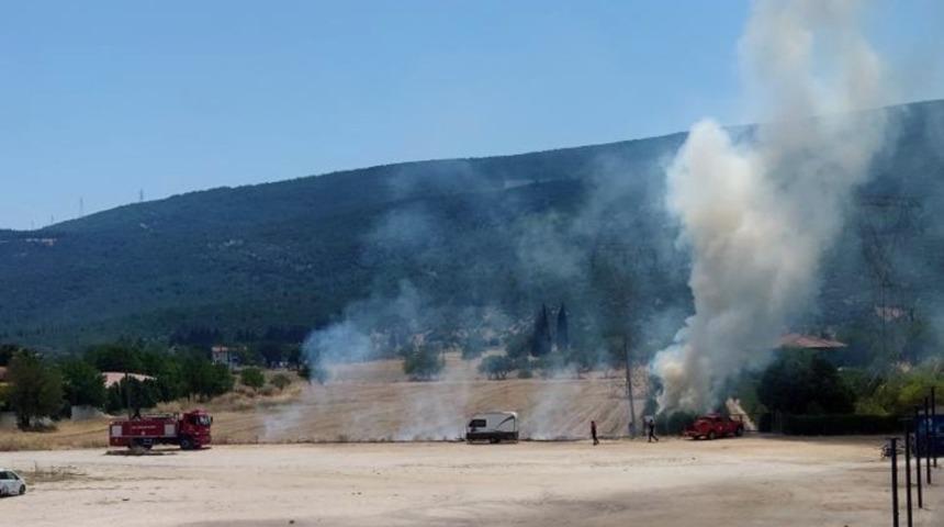 Ot yangını b&uuml;y&uuml;meden s&ouml;nd&uuml;r&uuml;ld&uuml;
