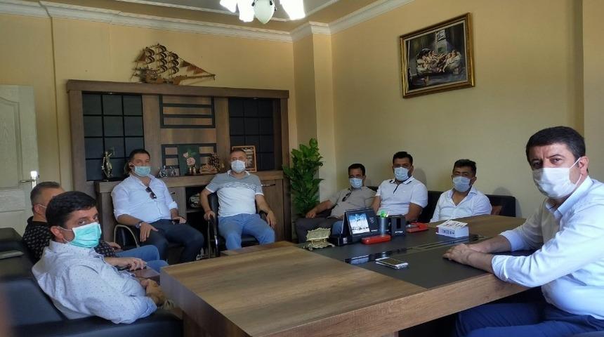 Adıyaman 1954 Spor&rsquo;dan Milletvekili Tutdere&rsquo;ye teşekk&uuml;r ziyareti