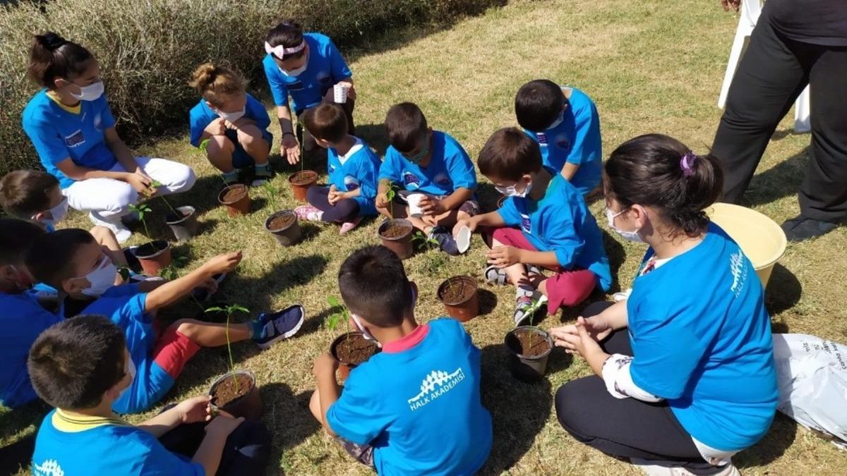 B&uuml;y&uuml;k&ccedil;ekmeceli miniklere &ldquo;Uygulamalı Tarım&rdquo; eğitimi