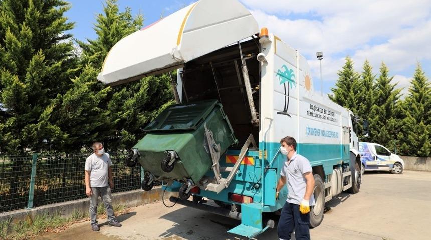 Başiskele&rsquo;de bayram sonrası temizliği