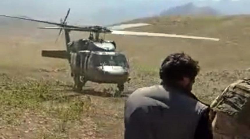 Kalp krizi ge&ccedil;iren &ccedil;oban, askeri helikopterle hastaneye yetiştirildi