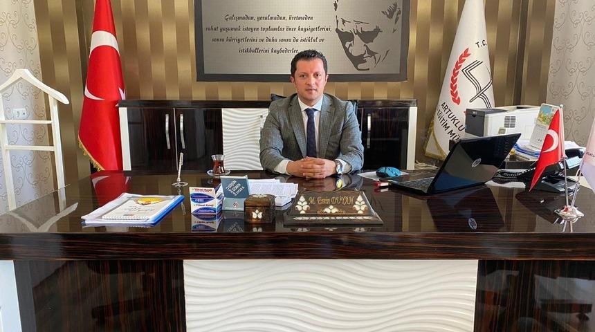 Artuklu İlçe Milli Eğitim Müdürü Duyan’dan anlamlı  davranış