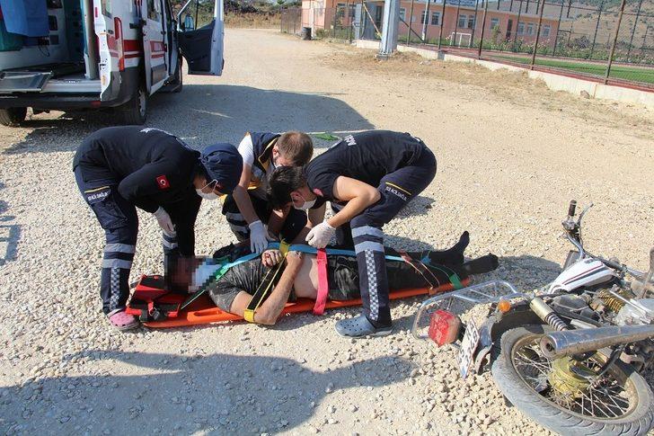 Kula’da motosiklet kazası: 1 yaralı G2