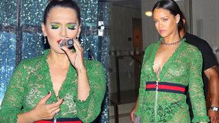 Demet Akalın mı, Rihanna mı? Sizce hangisi daha şık