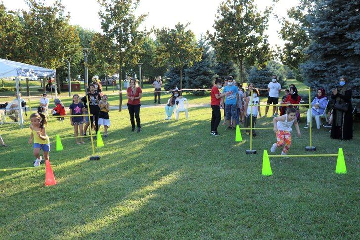 Çocuklar geleneksel oyunlarla spor yapıyor G3