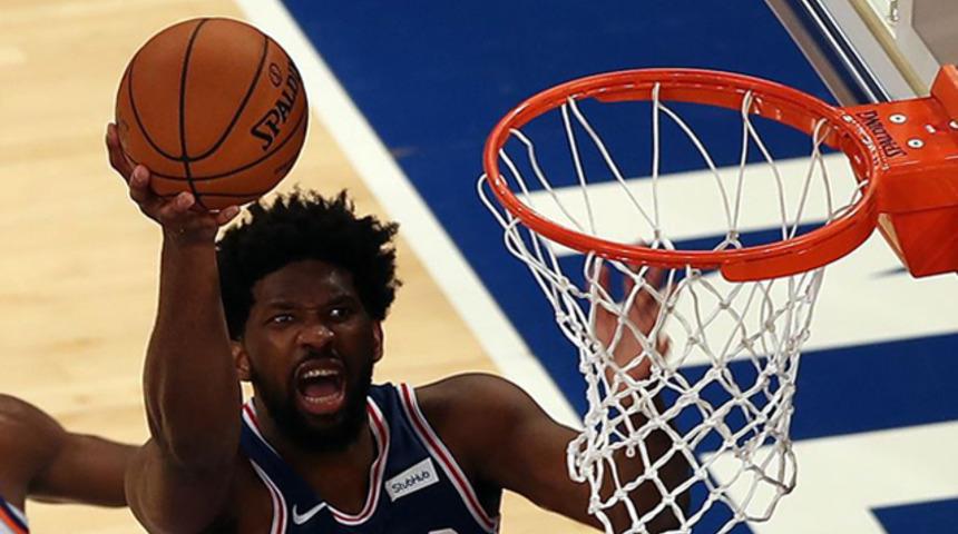 NBA'de Sixers Joel Embiid'in skorer oyunuyla kazandı
